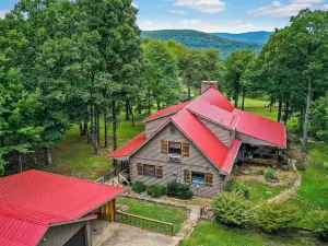 Charming Cabin w/ Hot Tub, Fire Pit & Views!