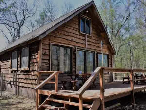 Relax on the banks of the Pere Marquette River!