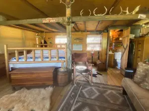 The River Cabin at Camp Miramichee Falls in Hardy, AR