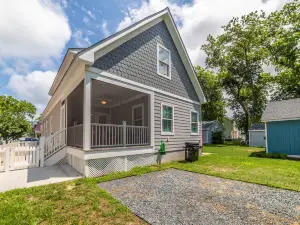 Open Floor Concept and Entertainment Room - Charming Coastal Retreat