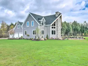 Spacious & Secluded Forksville Home: Fire Pit