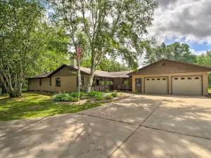 Spacious Verndale Home w/ Backyard Fire Pit!