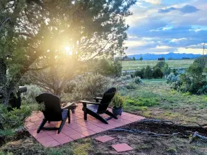 Airstream, Bell Tent, and Outdoor Shower