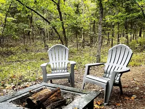 Off Grid tiny cabin on riverfront property