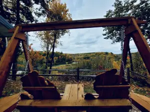 Camp HighBridge 2 Bed 1 Bath Big Manistee River, Private Frontage. Bunk House!