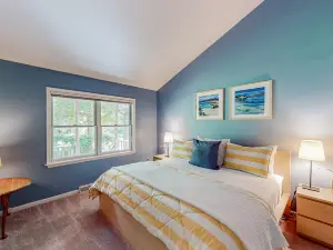 Riverfront home with deck & fireplace - near Crystal Mountain & golf courses