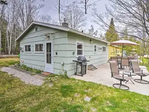 Charlevoix Cabin w/ Patio & Grill - Steps to Lake!