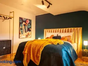 Nidusrooms: Art Déco Apartment nähe Heidelberg