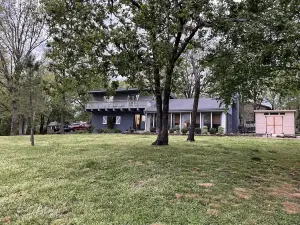 Private home with beautiful lake views.