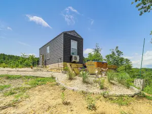 Secluded Lenoir Tiny Home with Private Hot Tub!