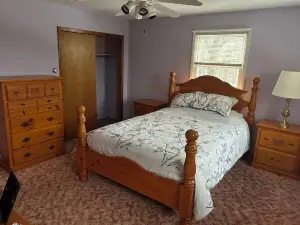 Glenmore Creek, ranch style home located on 10, mostly wooded, private acres.