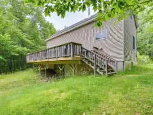 Secluded Harmony Cabin w/ Deck, Dock, Boats!