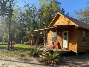 Cozy Creekside Scarlet Cabin on the Creek with 2 beautiful sandbars