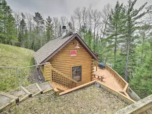 Riverfront Lewiston Cabin w/ Stone Fireplace!