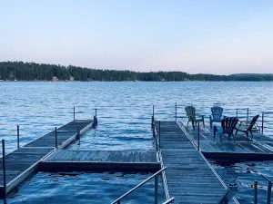 Private Lake House with Docks & Views for Days