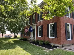 Historic Bland-Overall home on 508 private acres. Blue Oval/Etown Sports Complex
