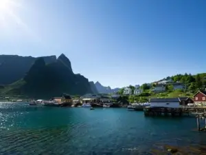 Reine seaview cabin