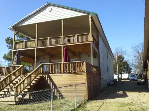Waterfront Lake Home at Duchess Creek Estates with boat dock on Lake Eufaula, OK