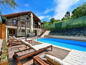 Awesome Home in Turcin with 3 Bedrooms, Sauna and Outdoor Swimming Pool