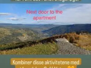 Perfect moutain getaway! Beautiful Apartment at Skagahøgdi with Panoramic View