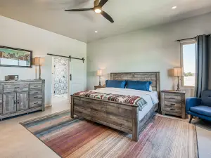 Luxe, mountain-view home in El Dorado with private hot tub, EV charger & dogs OK