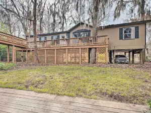 Waterfront Karnack Home w/ Boathouse & Deck!