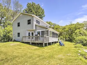 Waterfront Alburgh Getaway w/ Private Beach!