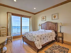 Waterfront Home w/ Large Deck + Private Pool!