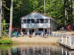 Waterfront!!! Gentle sloping beach highlights this updated waterfront home!