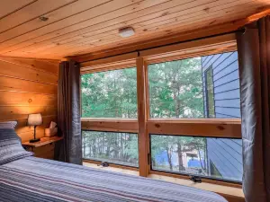 Private Lake Access and Cozy Wood Stove - Tranquil Modern Oasis