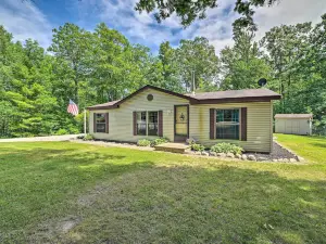 롱 & 룬 호수 사이의 아늑한 하일 집!