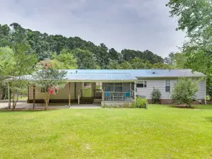 Lakefront Summerton Getaway w/ Boat Dock + Pool!