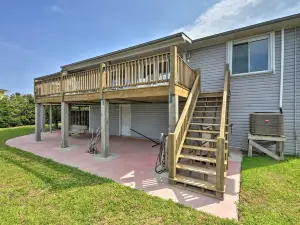Waterfront Harkers Island Home Sunset View and Dock