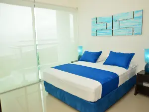 現代化的3卧室公寓，帶海灘景觀