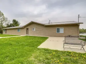 Waterfront Evart Getaway with Fire Pit on 82 Acres!