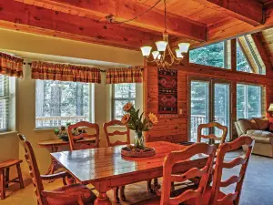 Hot Tub, Deck & Trail Access: Shaver Lake Cabin