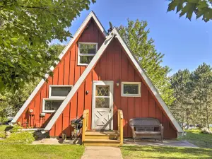 A-Frame Cabin w/ Private Boat Dock!