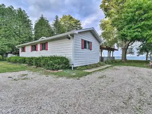 Lakefront Forestville Paradise w/ Private Beach!