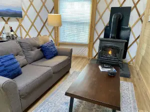 Unique Yurt on 23 Acres in the Mountains!