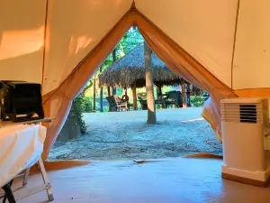Son's Guadalupe Glamping Tent #C Romantic Glamping Tent Right on the Guadalupe River!