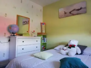 Chambre privée calme,campagne,étape,déplacement pro,abri moto vélo,parking
