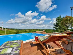 Stunning Home in Bedenica with Outdoor Swimming Pool, Hot Tub & Sauna