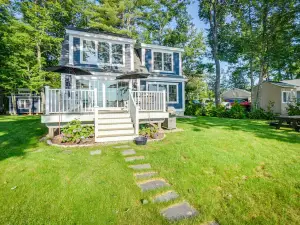 Lakefront Center Ossipee Home w/ Boat Dock!