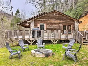 Charming Marion Cabin Fire Pit and Mtn Views!