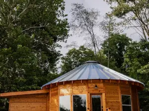 Luxury Yurt inspired Cabin at The Queen & I Homestead
