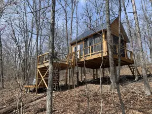 Treehouse and Hot Tub on 10acres - Pet Friendly!