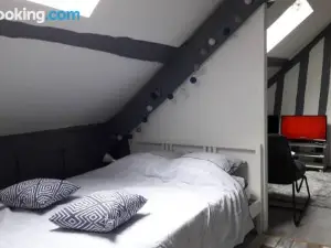 Le Mini Loft Montargis Centre 1 à 4 Personnes Climatisation Parking Linge Wifi Freebox Netflix