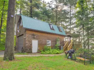 Lakefront Harrisville Cabin w/ Dock & Decks!
