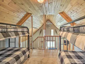Cozy Birchwood Retreat on Utv Trail w/ Hot Tub!