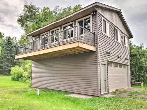 Platte Lake Home with Boat Launch and Deck!
